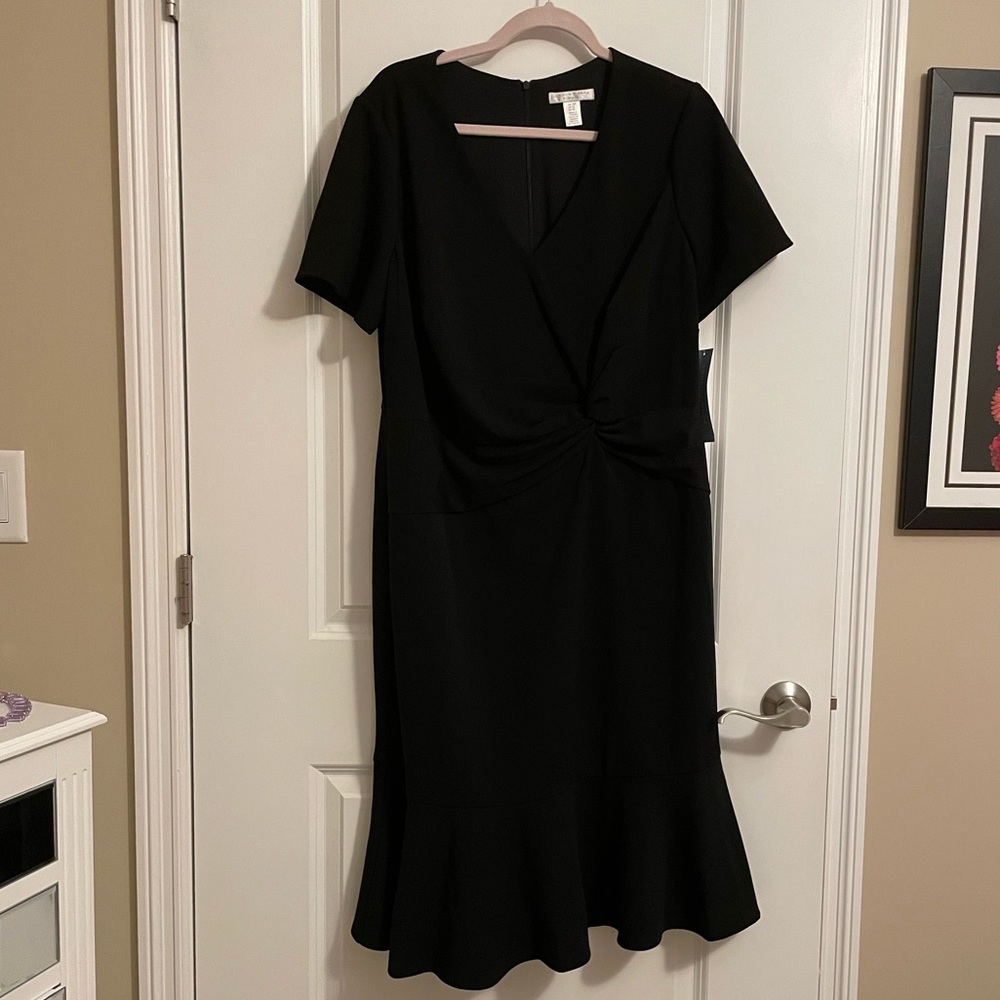 NEW: London Times black dress, 16W